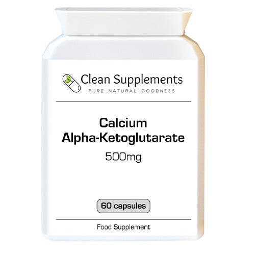 Calcium Alpha Ketoglutarate | 500mg Capsules | Increase Healthspan & Lifespan