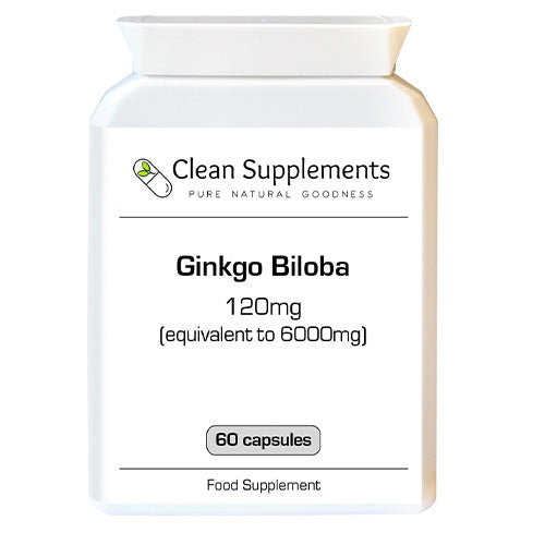 Ginkgo Biloba Leaf Extract | 6000mg Capsules | Brain Health