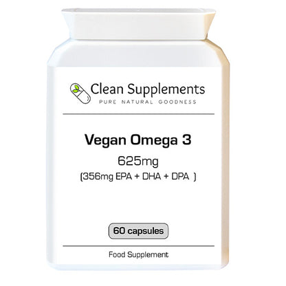 Vegan Omega 3 | 625mg Capsules | Sourced from Algae